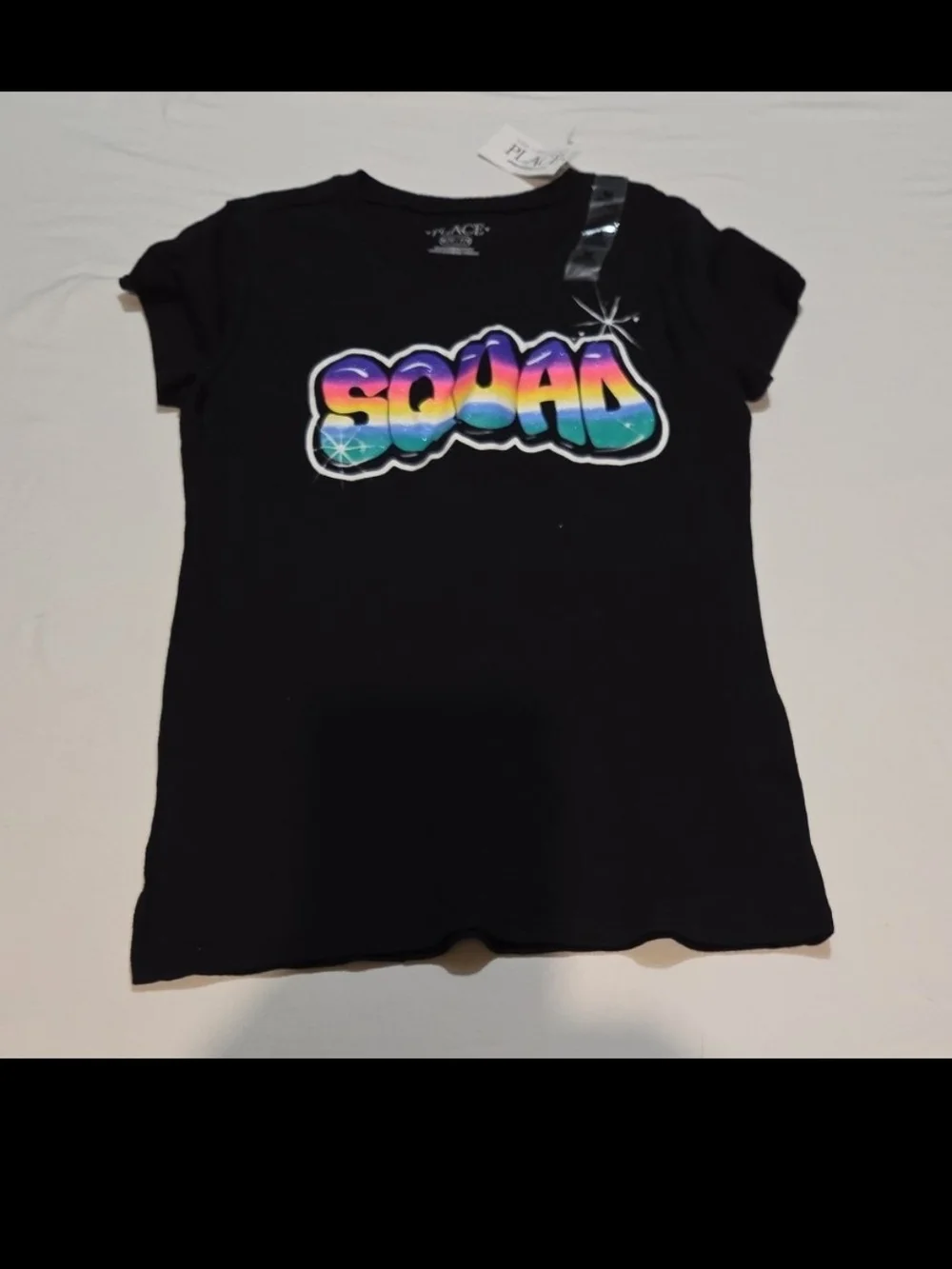New children's Place girls 7-8 squad short sleeve shirt #03